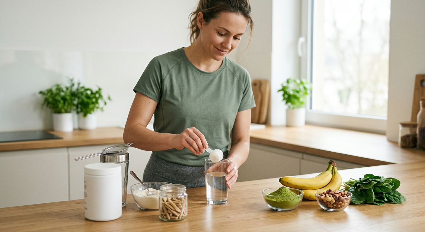 Ashwagandha og kreatin: en guide til kombination, fordele og sikkerhed