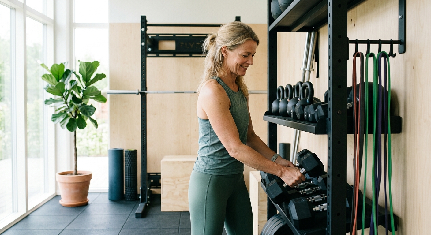 Få styr på dit homegym: sådan opbevarer du træningsudstyr optimalt