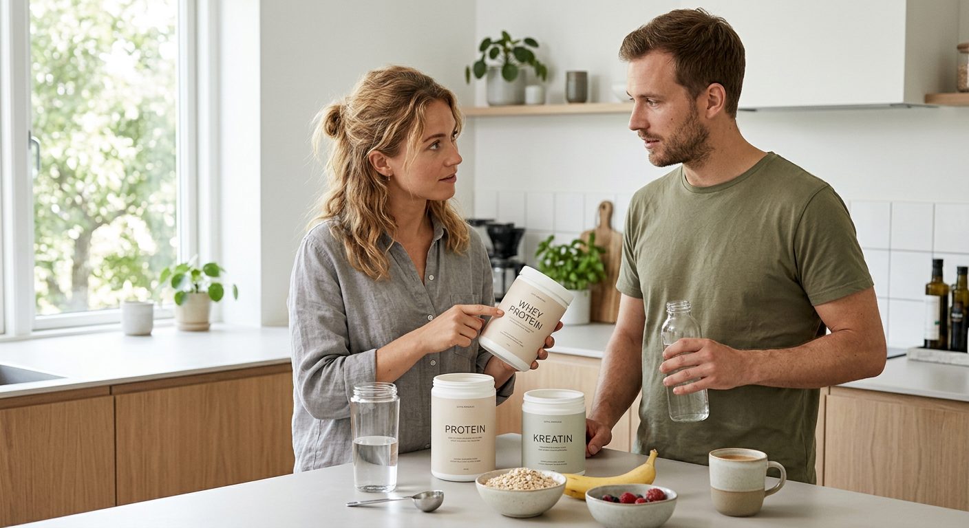 Proteinpulver vs. kreatin: hvad er forskellen, og hvilket kosttilskud skal du vælge?
