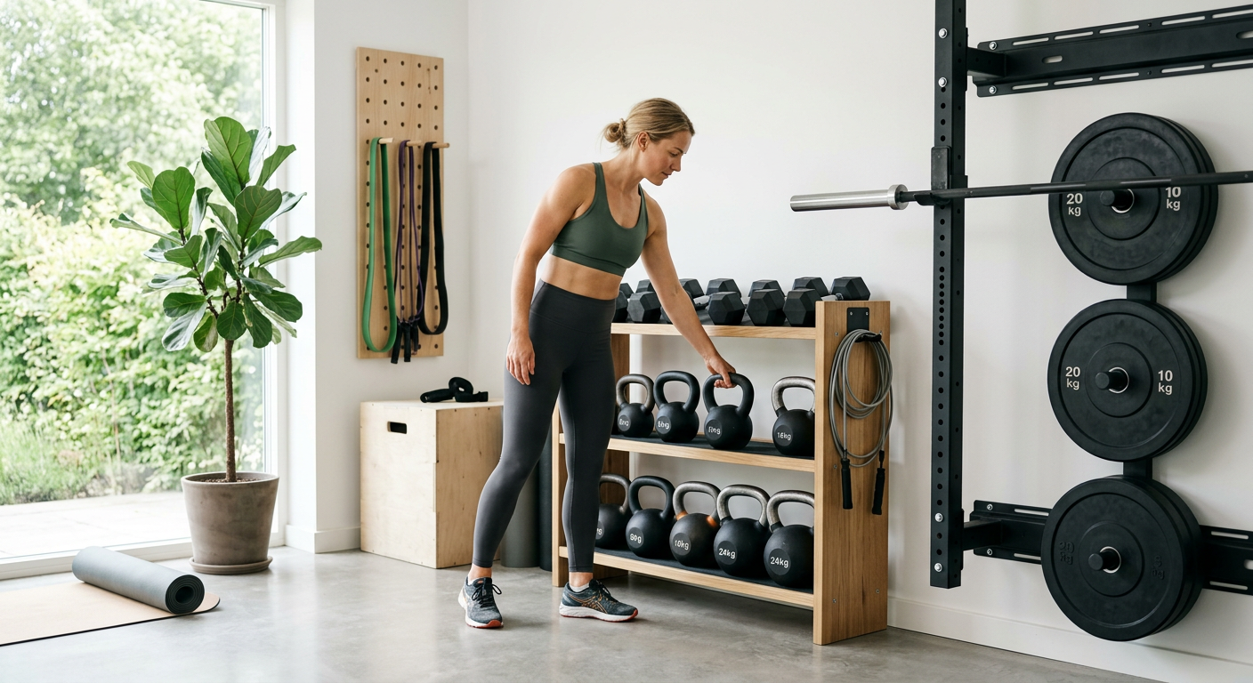 Sådan vælger du det rigtige udstyr til funktionel træning og crossfit hjemme