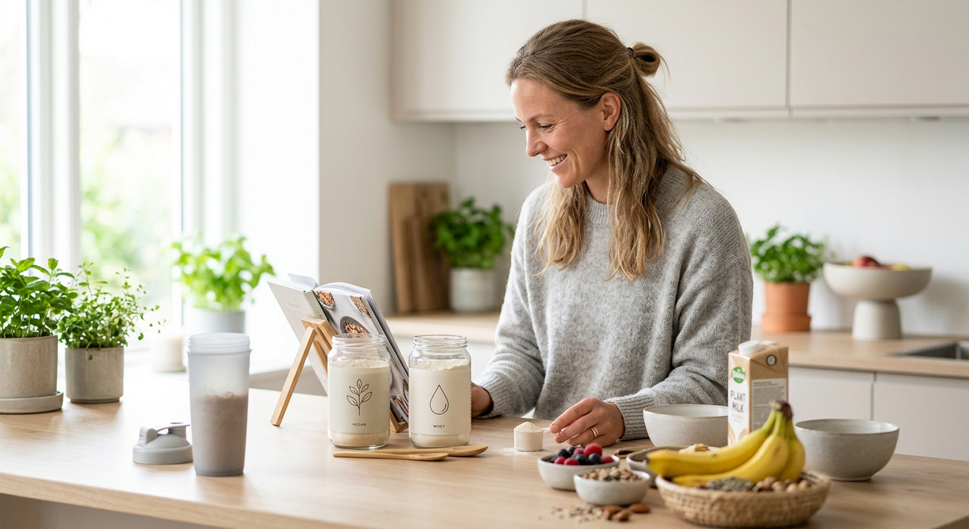 Vegansk protein vs. valleprotein: En guide til at vælge det rigtige proteintilskud for dig