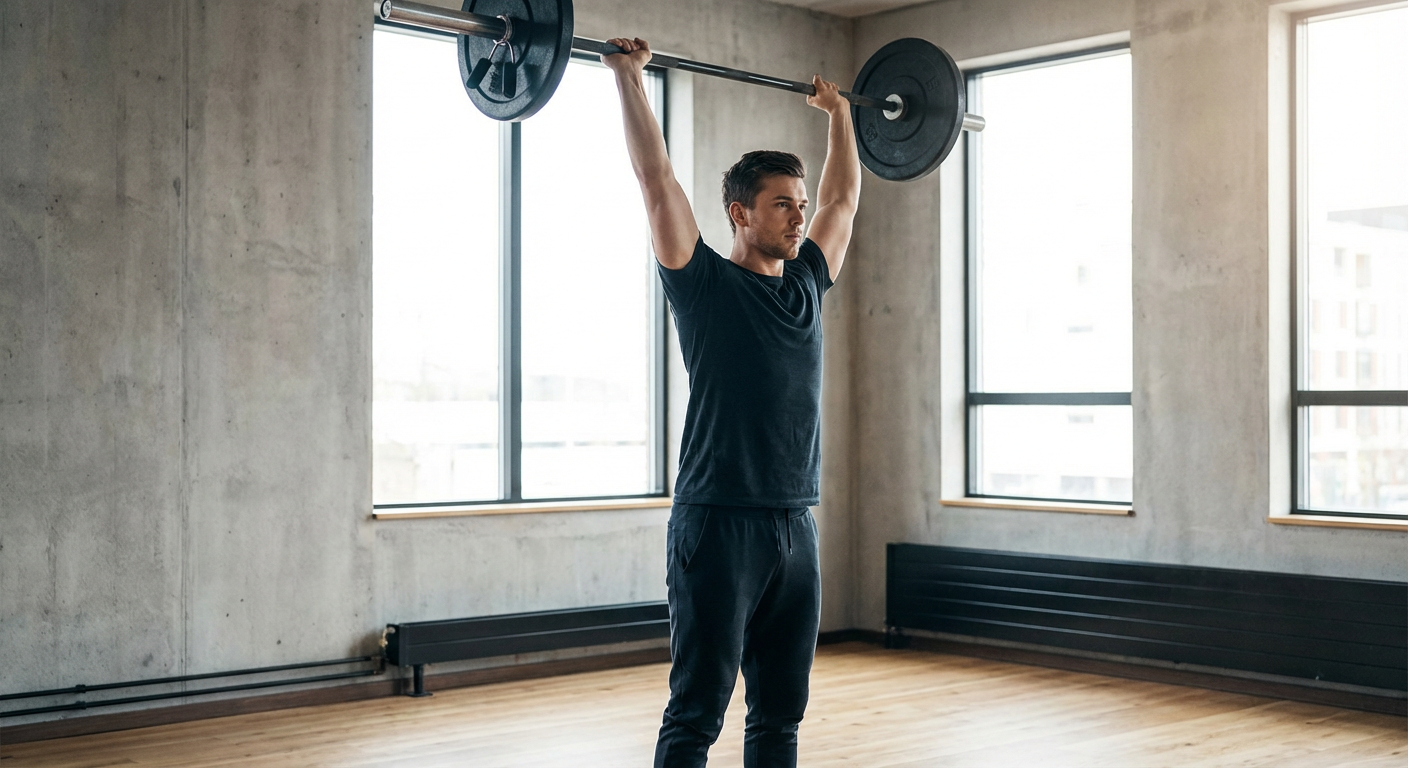 Barbell Overhead Extension (Vægtstang Overhead Extension)