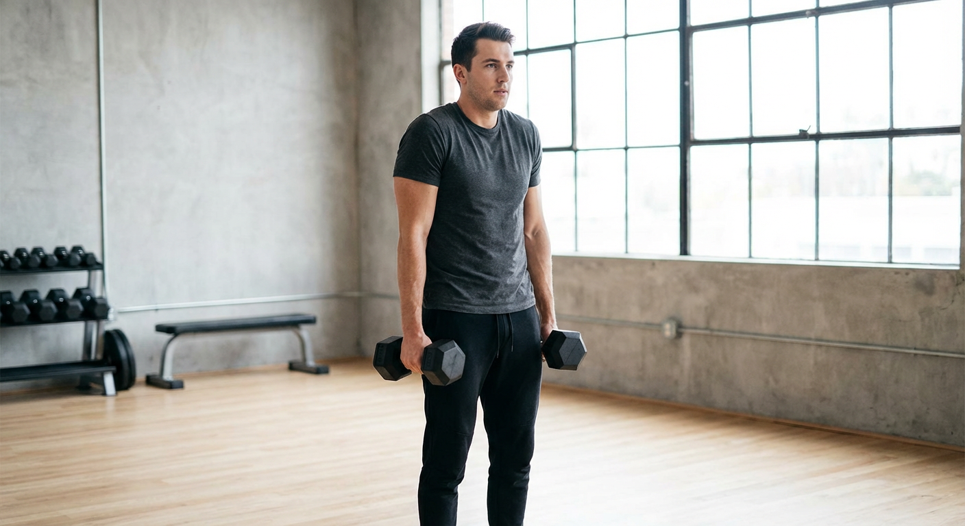 Dumbbell Shrugs (Skulderløft med Håndvægte)