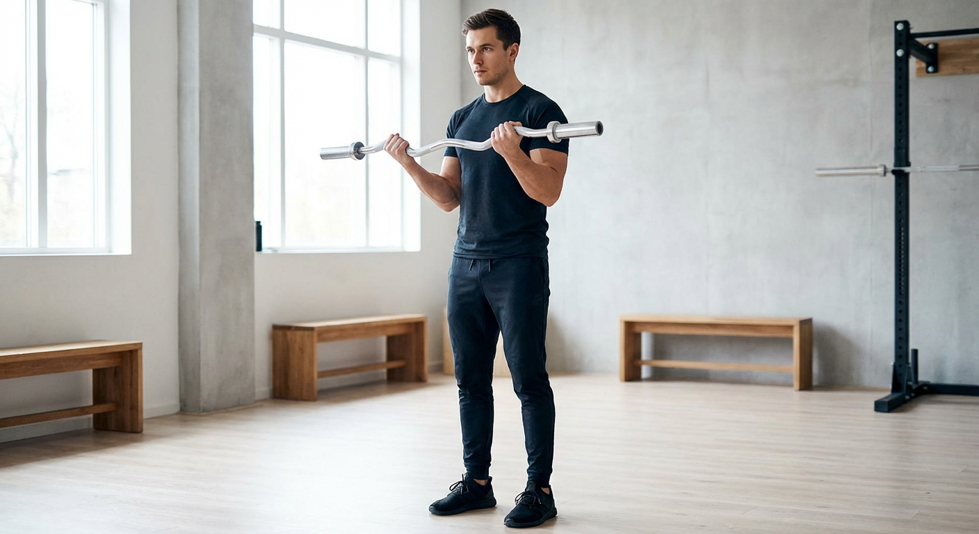  EZ Bar Curl