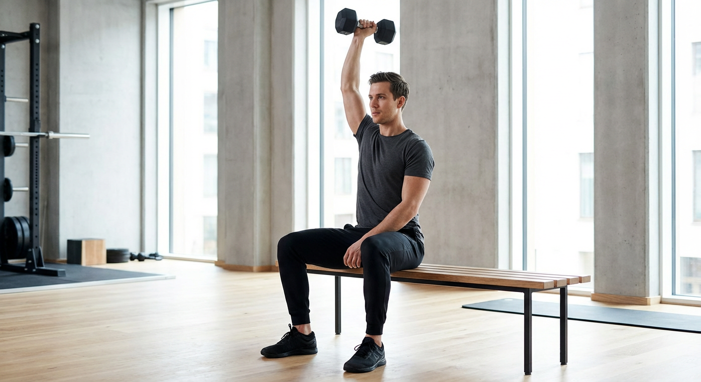 Overhead Triceps Extension (Håndvægt)