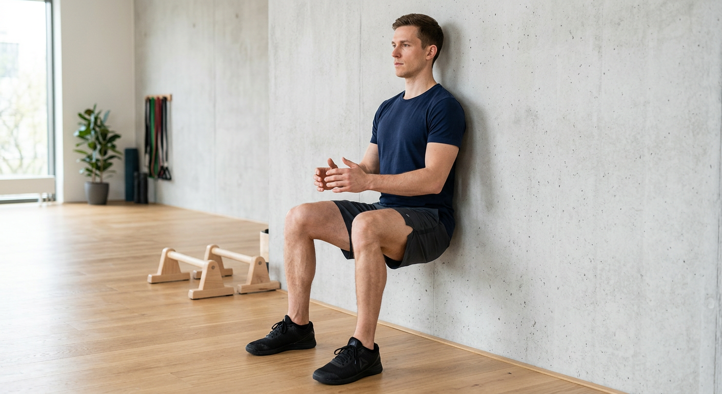 Wall Sit (Væg Squat)